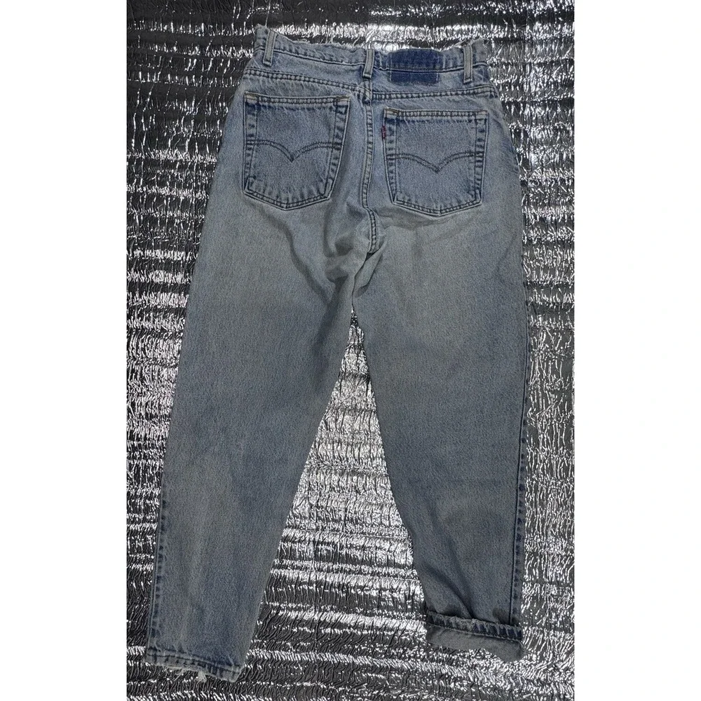 Vintage Levi's 505 Jeans 28x29 Light Wash Red Tab Factory 98 Zip Fly USA Made